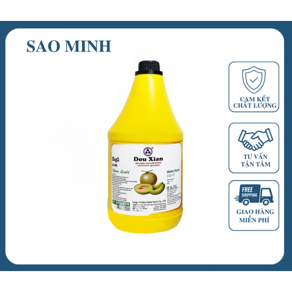 Syrup Dưa Lưới Can Vàng - Dou Xian 2L